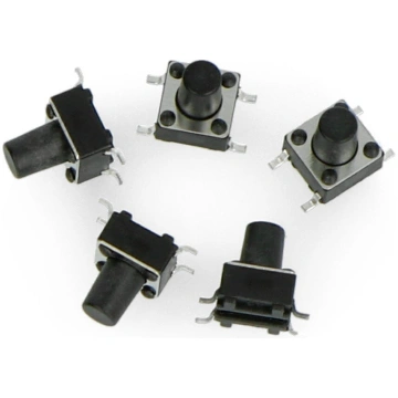 Tact Switch 6x6mm/8mm SMD - 5 pcs OEM AN-00383