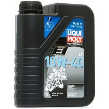 1L 10W-40 Mineral Motor Oil for 4-Stroke Motorbike