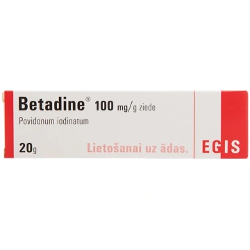 Betadine ziede 100mg/g, 20 g