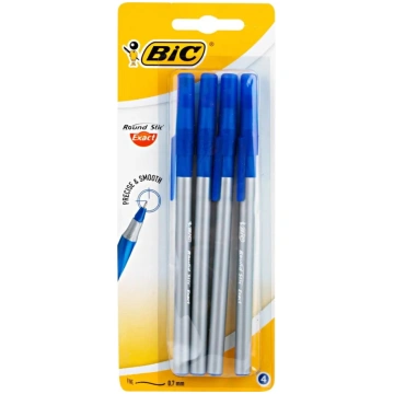 Pildspalva BIC Round Stic Exact Fine — zils tinti,