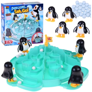 Arcade game "Penguins Go!" - Ice Snowball Fight GR