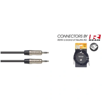 Stagg REAN 2 x 3.5mm miniJack TRS AUX 3m