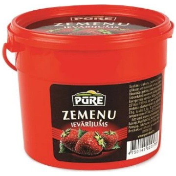 Ievārījums zemeņu Pūre 410g
