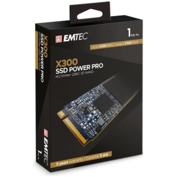 Emtec SSD M.2 NVMe PCIe 3.0 X300 1TB Internal Reta