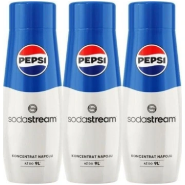 Sodastream 3 X Sīrups Pepsi 440 Ml