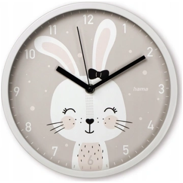 Hama ZEGAR CIENNY DZIECICY MAUI LOVELY BUNNY 25 cm