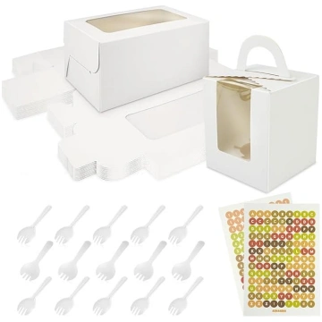 Atsevišķas cupcake kastes, atsevišķas cupcake kast