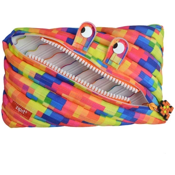 Penālis ZIPIT Pixel Jumbo Pouch, ZTJ-PX-2, dzelten
