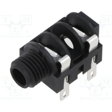 Connector: Jack 6,3mm; socket; female; mono; solde