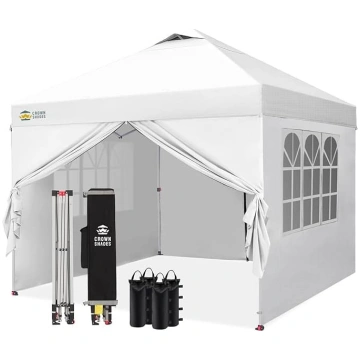 CROWN SHADES paviljons 3 x 3, ūdensizturīgs, stabi