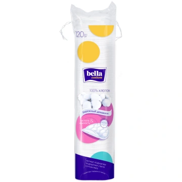 BELLA COTTON vates plāksnītes, 120 gab. TZMO