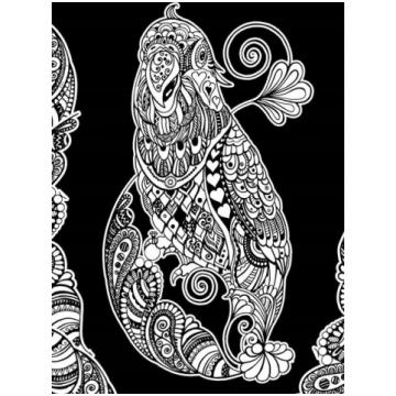 Samta krāsojamā grāmata 47x35cm ar 12 marķieriem A
