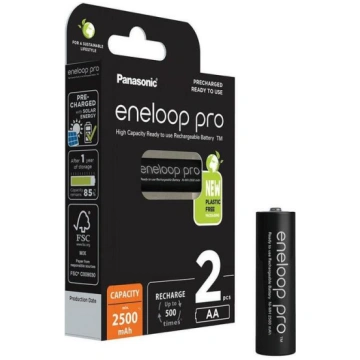 Panasonic Eneloop Pro Baterijas AA 2500mAh uzlādēj