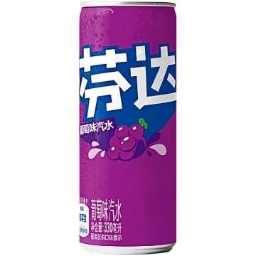 Gāzēts atspirdzinošais dzēriens FANTA (GRAPE), 330