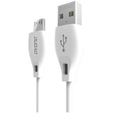 Dudao micro USB data charging cable 2.4A 2m white 