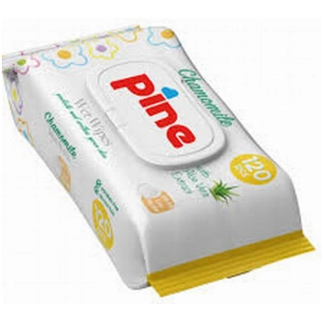 Mitrās salvetes PINE 120gab(Kumelīte)