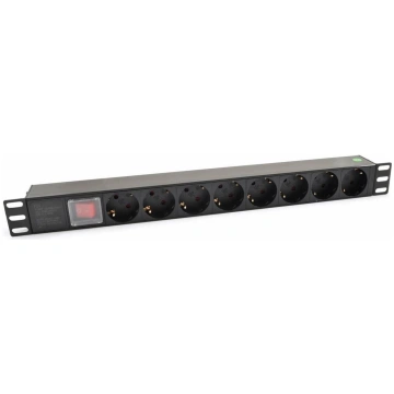 OEM 19" PDU sadales panelis ar 8 portiem (EU) C14