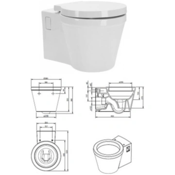 WC pods(piekaramais)112032,balts, REFLEX 9177009