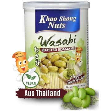 Khao Shong - grauzdētas sojas pupiņu sēklas ar vas