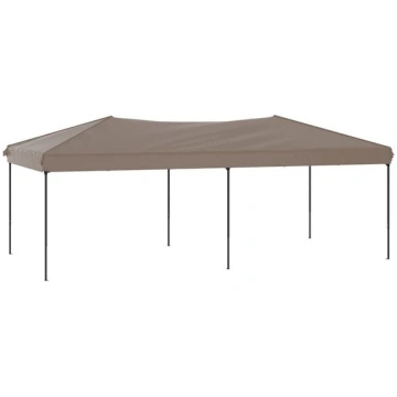 Saliekama pasākumu telts, 3x6m, brūns vidaXL