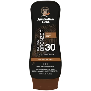 AUSTRALIAN GOLD - "Instant Tanning Lotion" SPF 30 