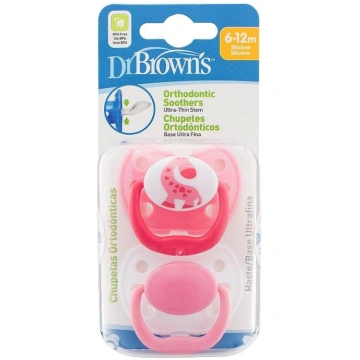 DR.BROWNS PreVent CLASSIC Ortodontiskie silikona m