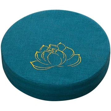 Qcwwy meditācijas spilvens, apaļs grīdas spilvens,