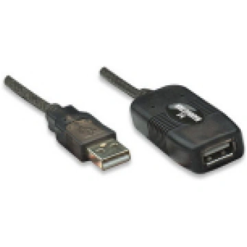Manhattan USB-A to USB-A Extension Cable, 10m, Mal