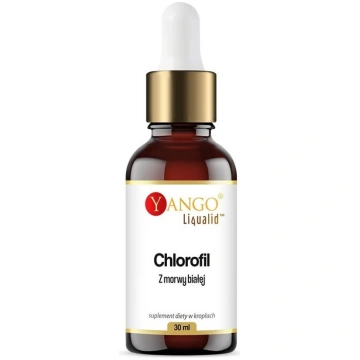 YANGO baltā zīdkoka hlorofila pilieni (30 ml)