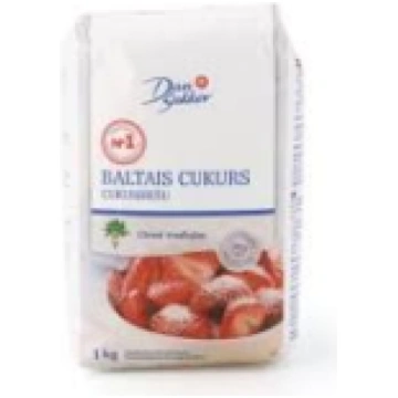 DAN SUKKER Baltais cukurbiešu cukurs Lietuva 1kg(1