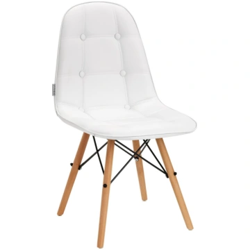 Ēdamistabas krēsls ActivEshop QS-185, matēts, balt