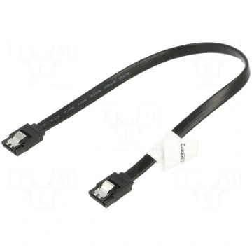 Cable: SATA | SATA plug,both sides | 0.3m | with m