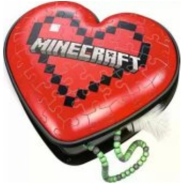 Ravensburger 3D Puzzle Heart Box Minecraft Puzle 1