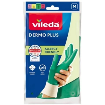 Vileda Dermo Plus M Cimdi, 2, kokvilna, nitrils, C