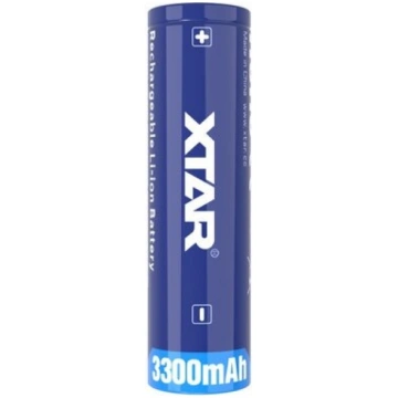 3300mah uzlādējams 18650 akumulators XTAR ar aizsa