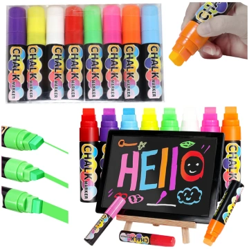 Chalk Markers Colored Multifunctional Set of 8