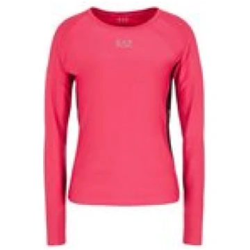 EA7 Man Jersey T-Shirt - pink peacock