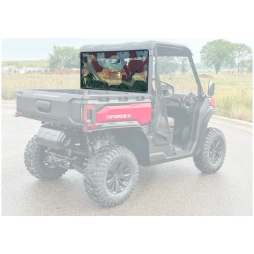 CF Moto U10 Pro Tinted Rear Shield With Adjustable