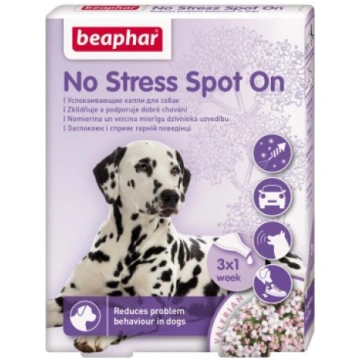 Beaphar No Stress spot on dog nomierinoši pilieni
