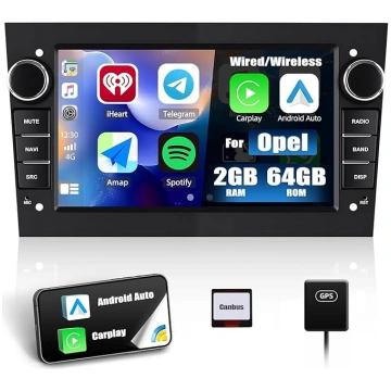 2+64G Android 13 Auto Stereo Opel Vauxhall Corsa A