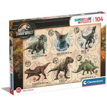 CLEMENTONI 104 gabalu puzle Jurassic World