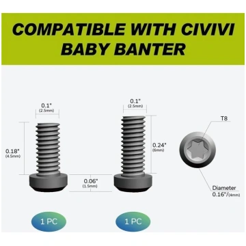CIVIVI Klips tytanowy CIVIVI Titanium Black Baby B