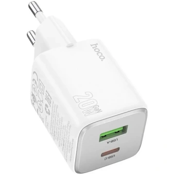 Hoco N41 travel charger | 20W | PD, QC, GaN, PPS |