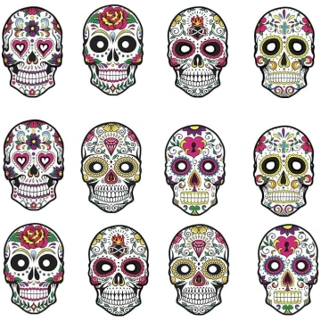 YaYuanSun Mirušo dienas maskas, Dia De Los Muertos