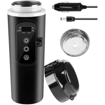 Tējkanna automašīnai, ceļojumu tējkanna, 500 ml, p