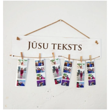 Foto dēlis ar gravējumu - Jūsu teksts