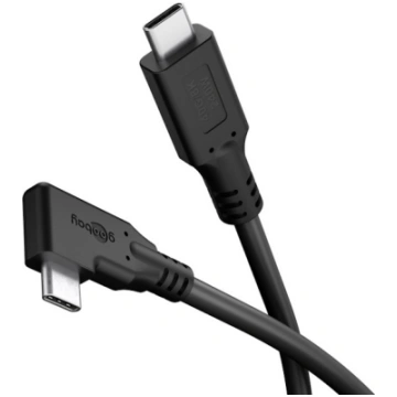 Goobay USB-C Angled Cable 90° USB 3.2 60W 1m 79421