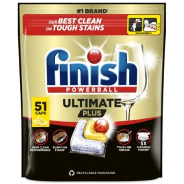 FINISH Ultimate Plus 1 Lemon tabletes trauku mazgā