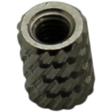 Threaded insert; brass; without coating; M3; L: 5.