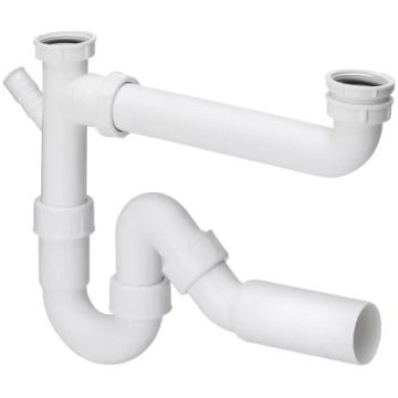Viega 107147 dubultsifons 11/2" ar veļas/trauku ma